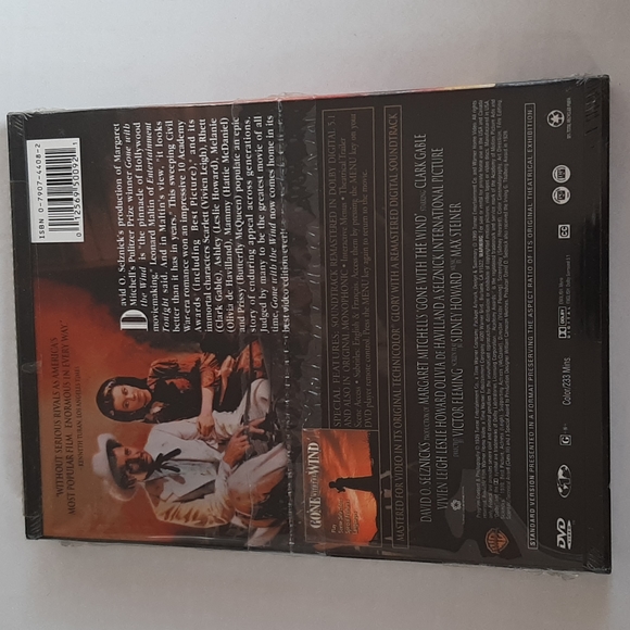 Gone With The Wind DVD Region 1 New and Sealed - Picture 3 of 6